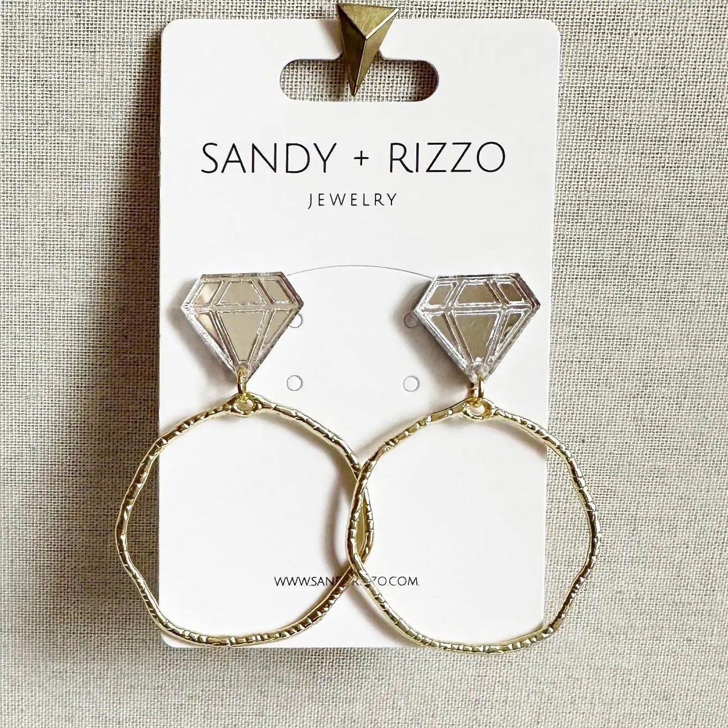 Diamond Ring Hoops