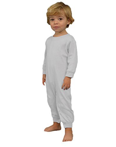 Long Sleeve Romper- Gray