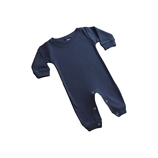 Long Sleeve Romper - Navy