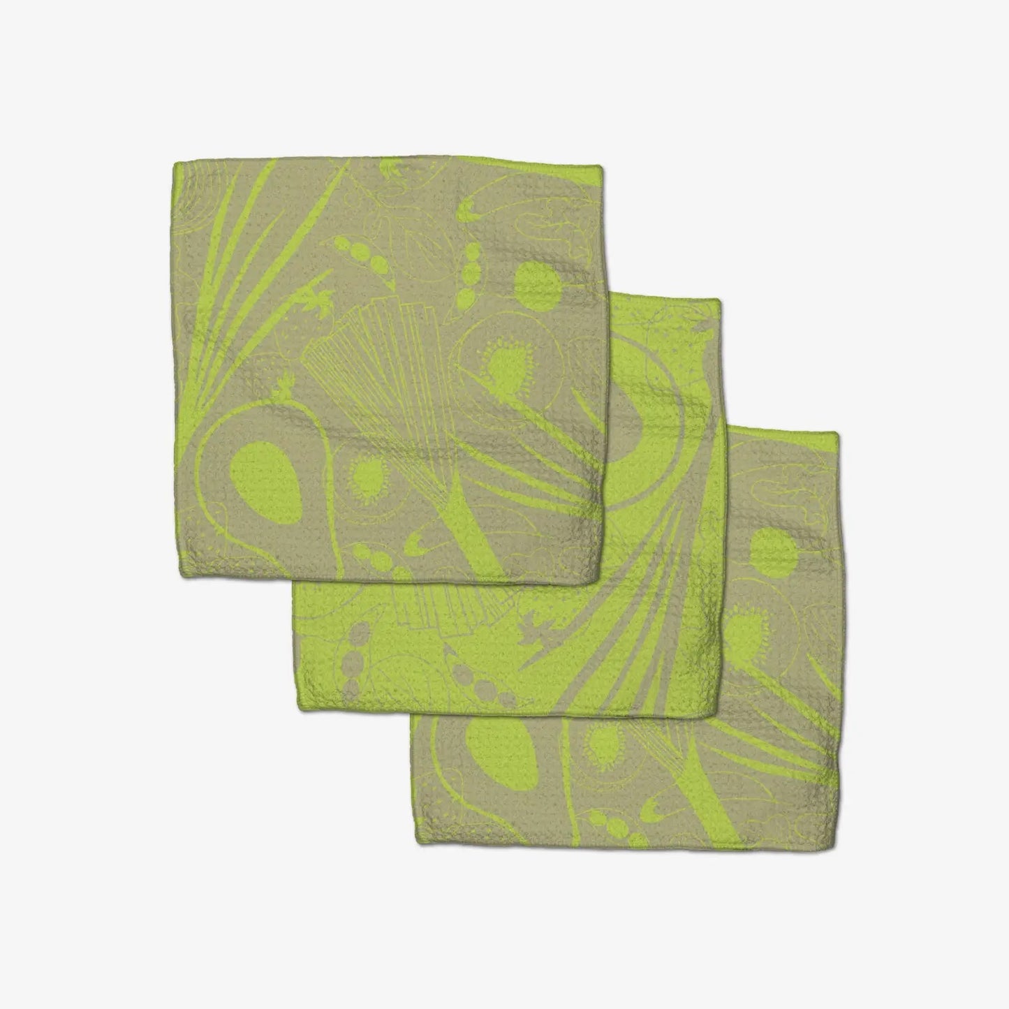 Neon Harvest Dishcloth Set