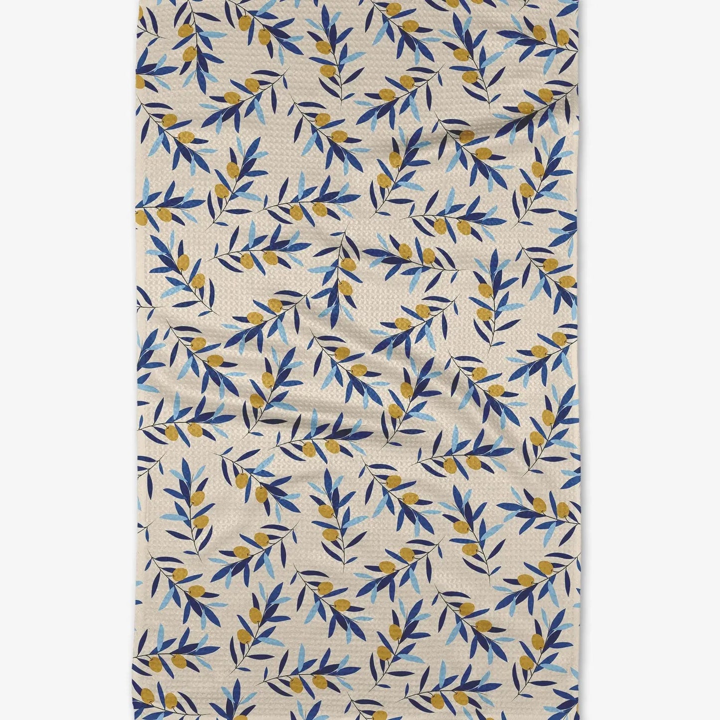 Hanukkah Olives Kitchen Tea Towel