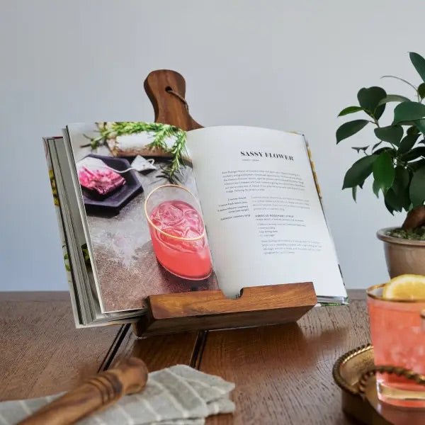 Wooden Cookbook/Tablet Stand
