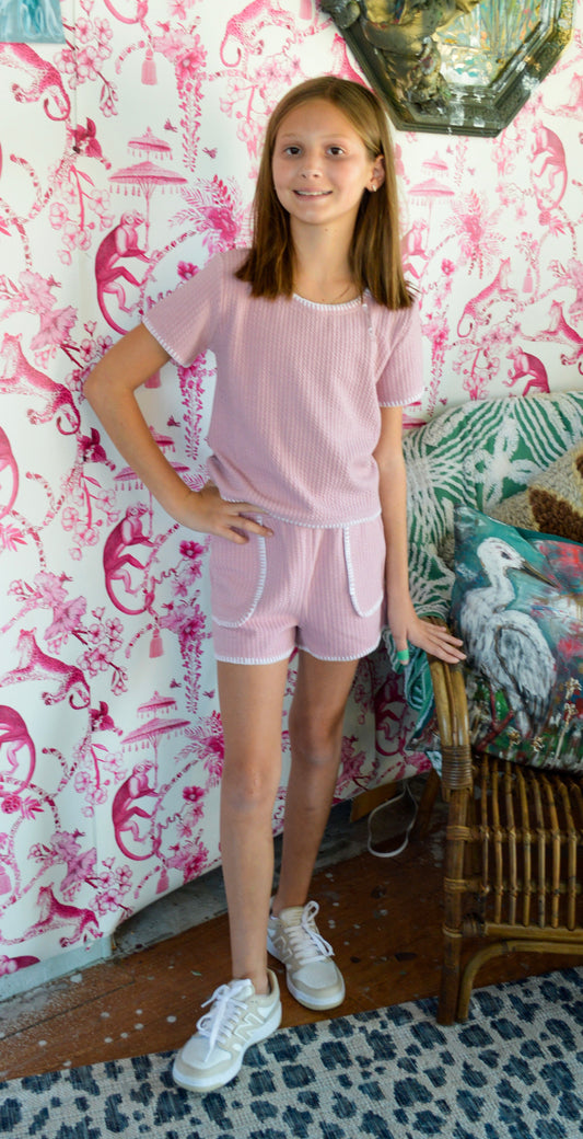 Pocket Rib Knit Shorts