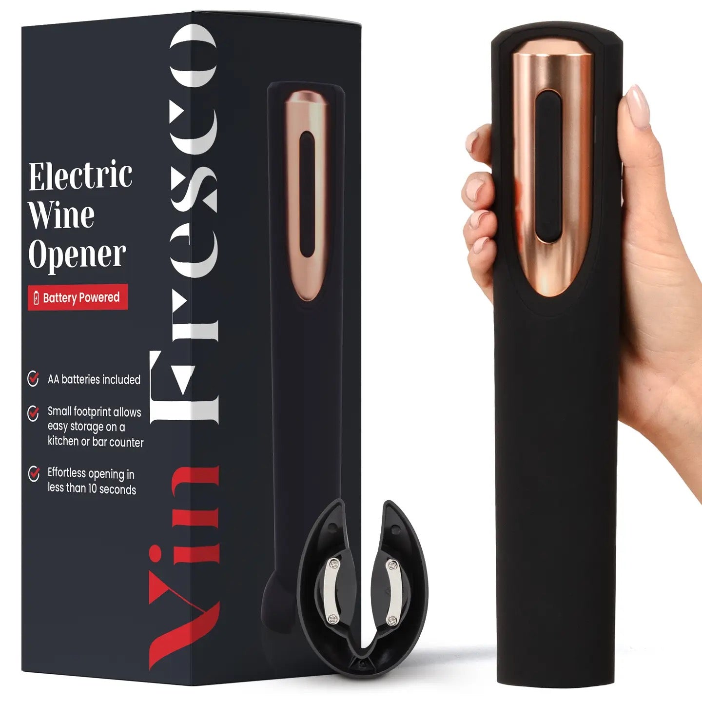 Electric Wine Opener - Black