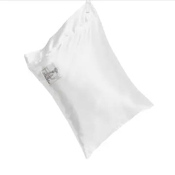 Satin Decorative Nursery Pillow - White