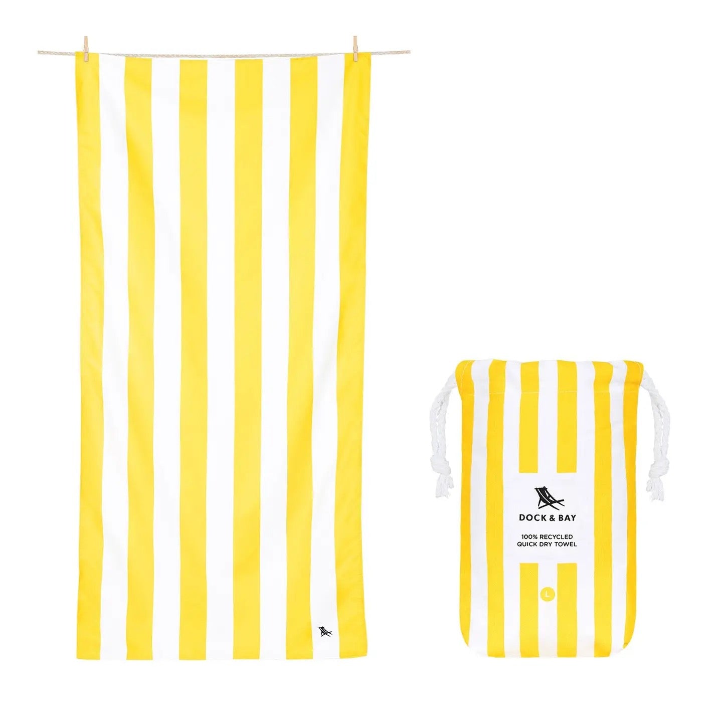 Quick Dry Towel - Boracay Yellow