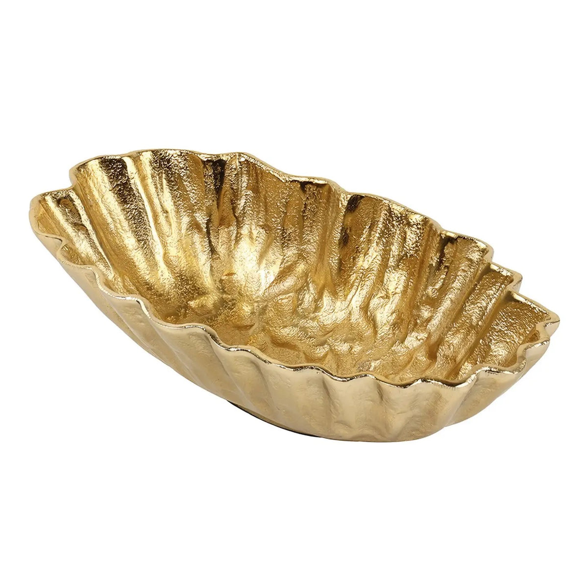 Gold Oval Bowl