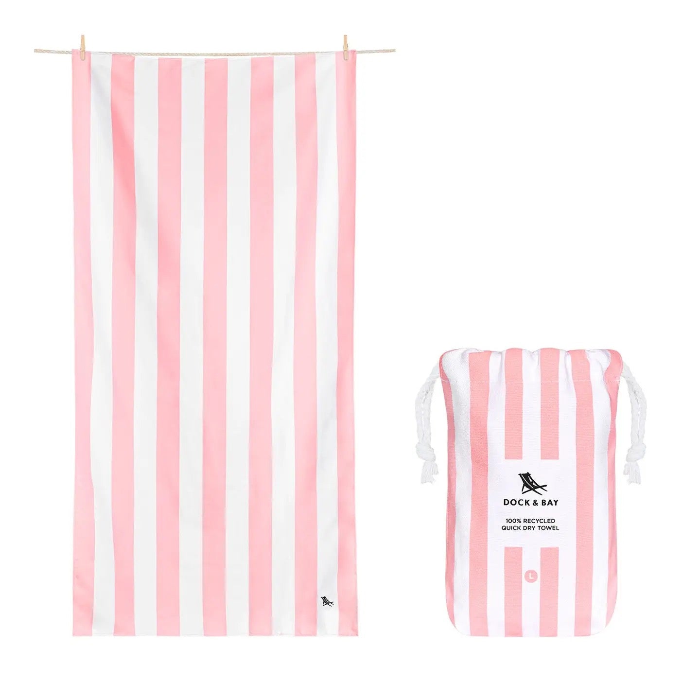 Quick Dry Towel - Malibu Pink