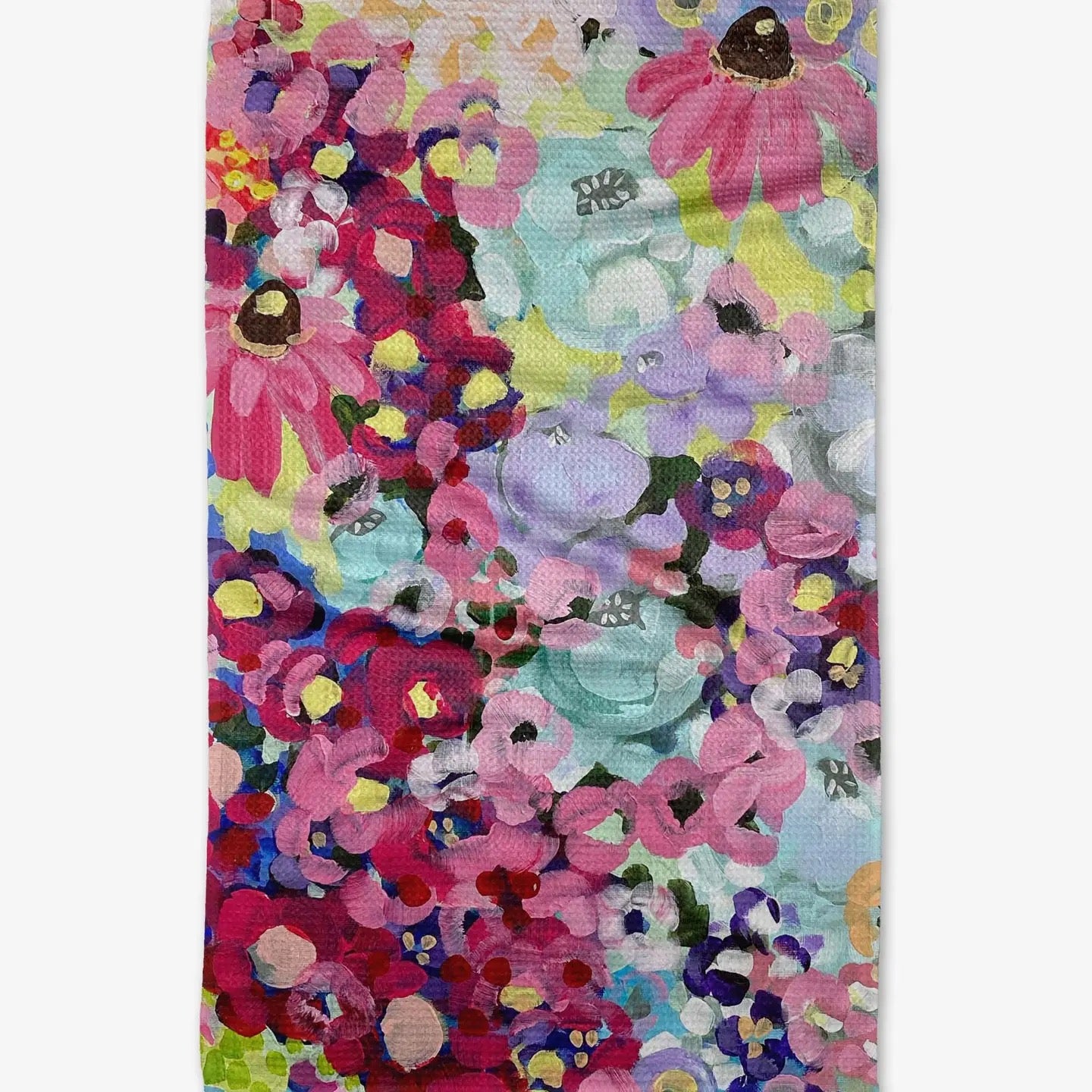 Pink Fields of Joy Tea Towel