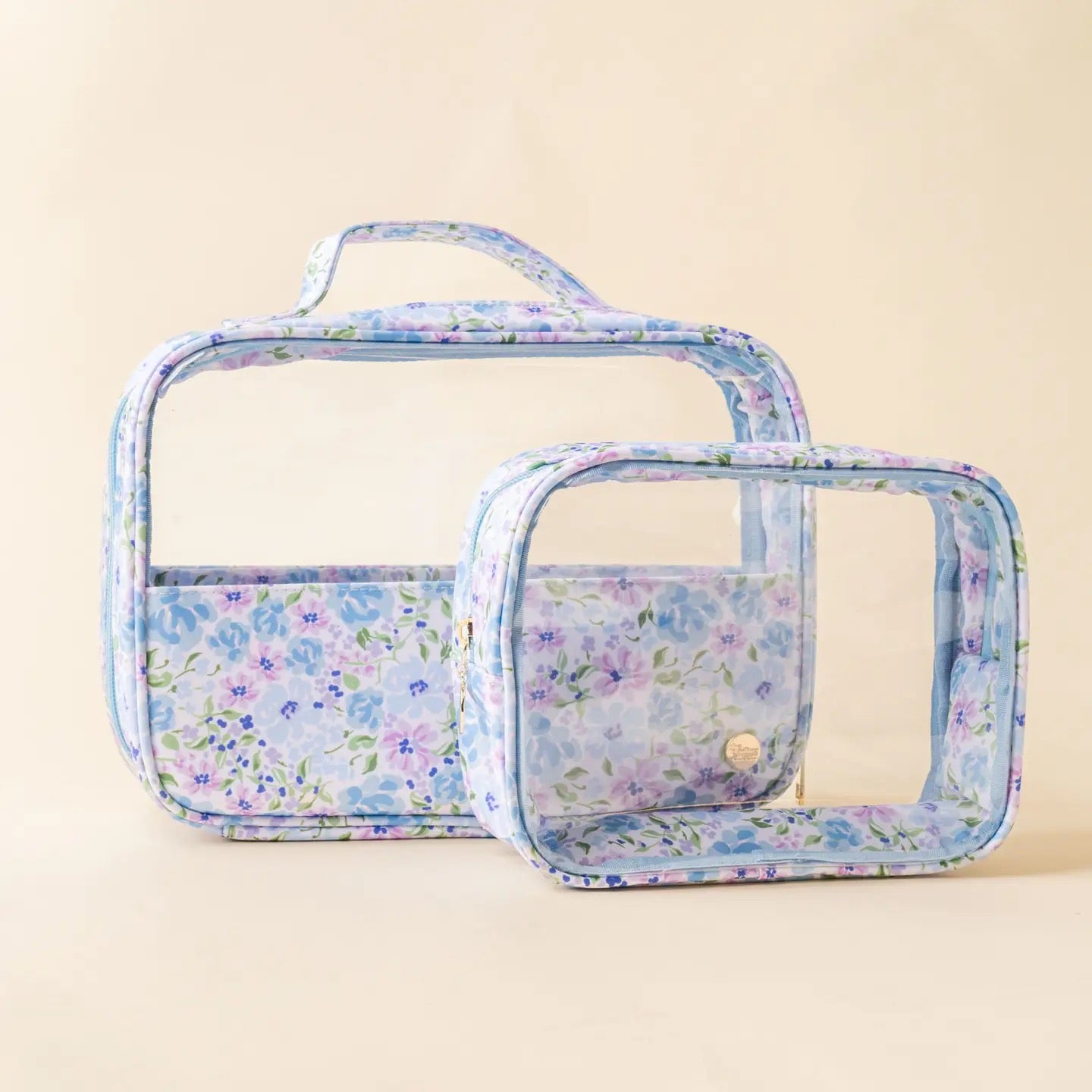 Cosmetic Bag Set-Secret Garden Blue