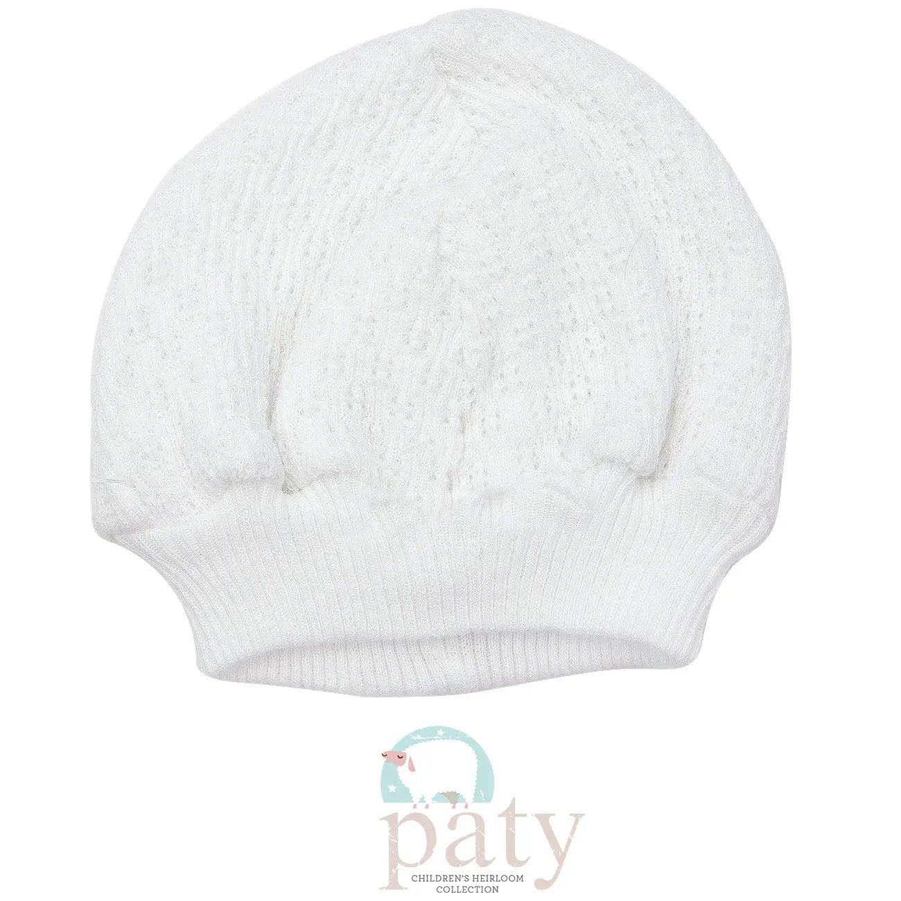 Paty Knit Beanie - White