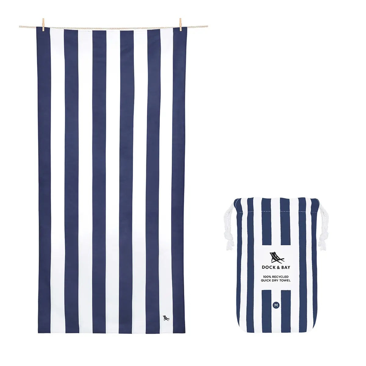 Quick Dry Towel - Whitsunday Blue