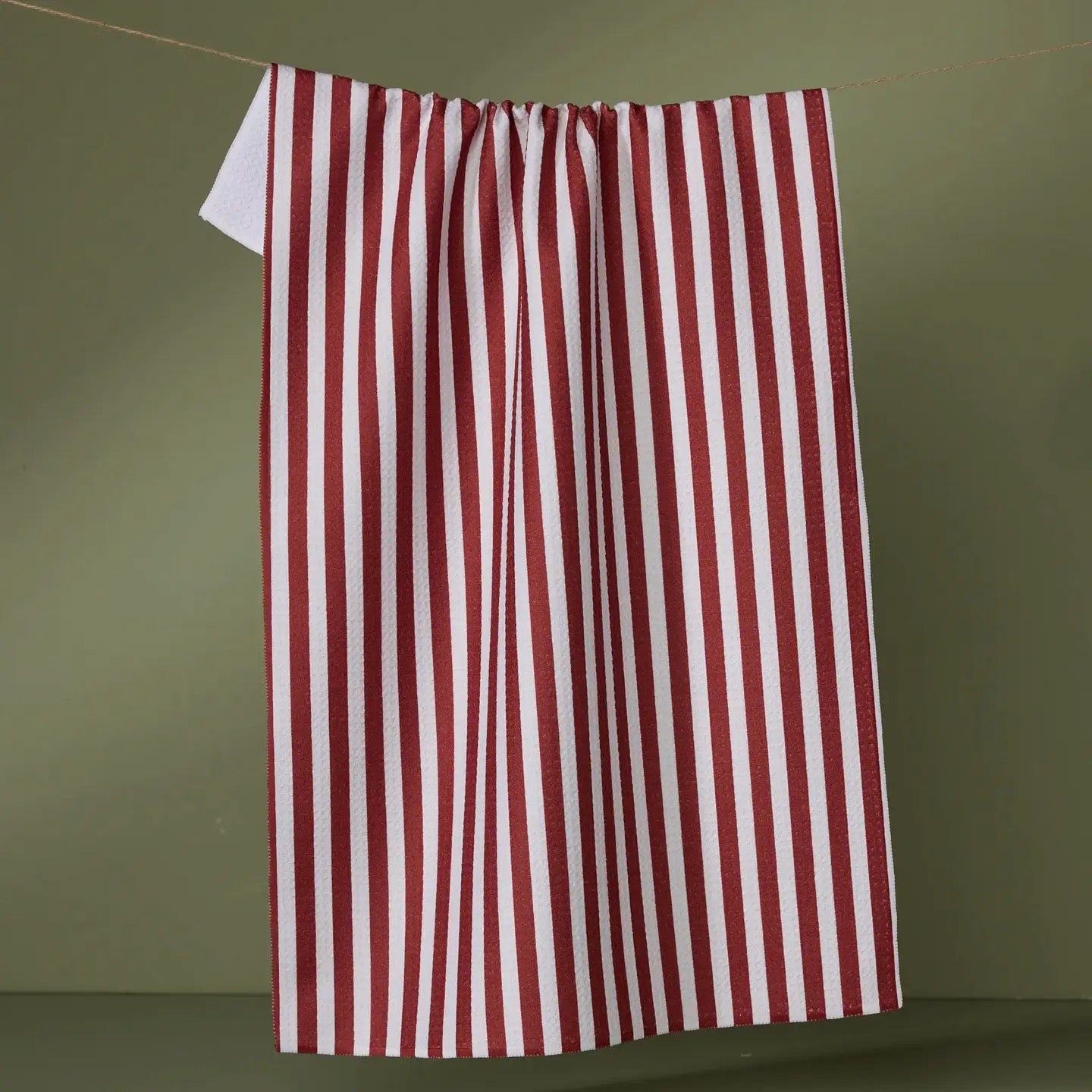 Ribbon Red Tea Towel