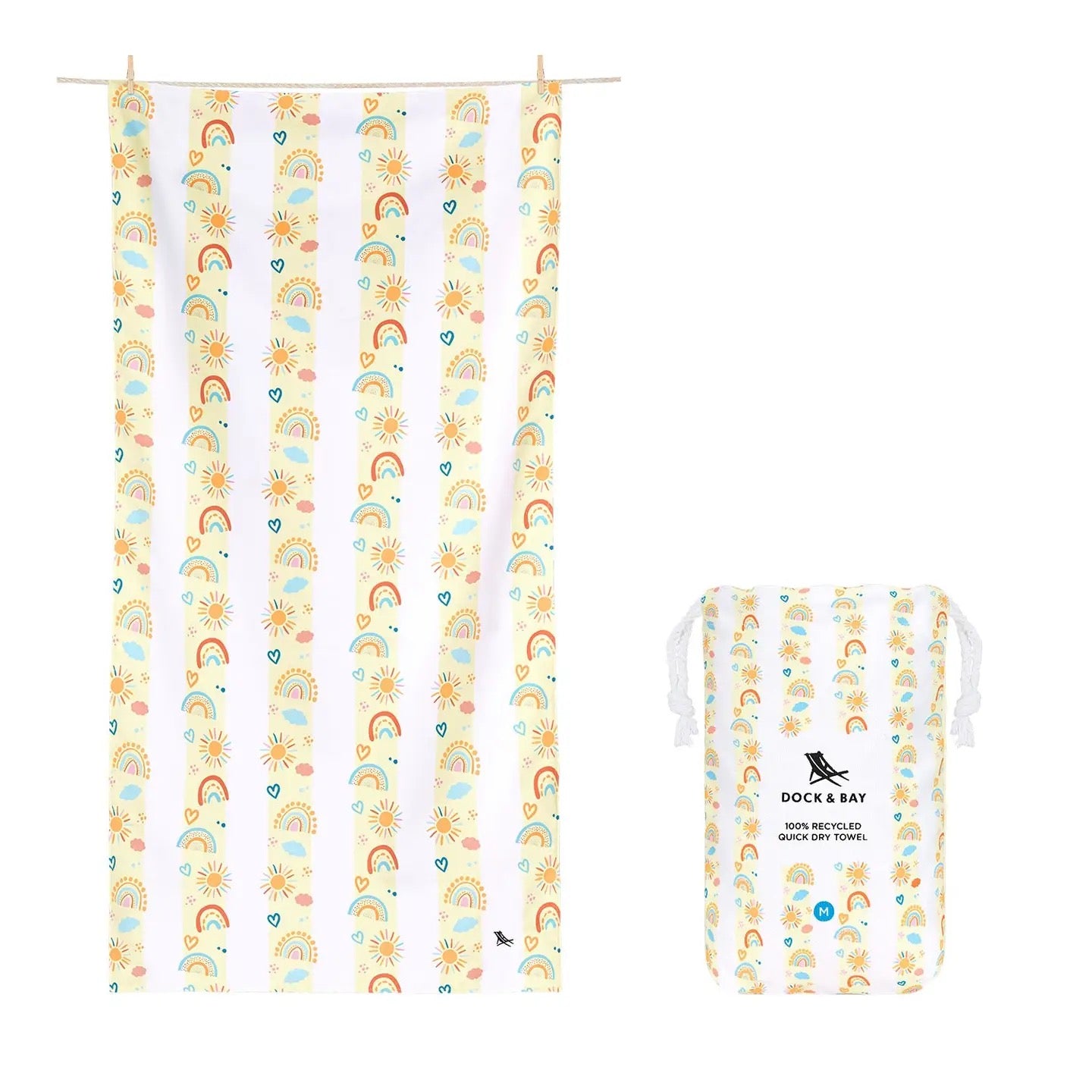 Quick Dry Towel - Rainbow Road