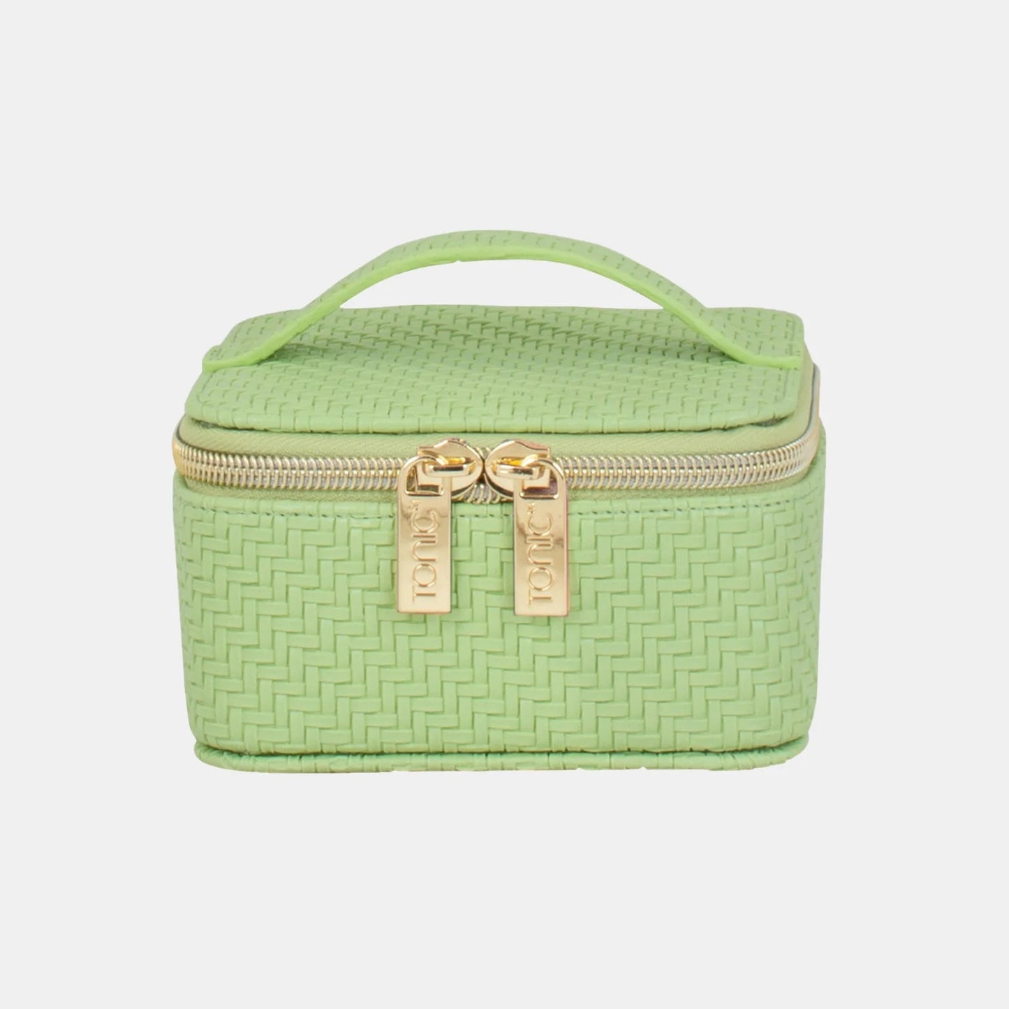 Jewelry Cube - Herringbone Pistachio