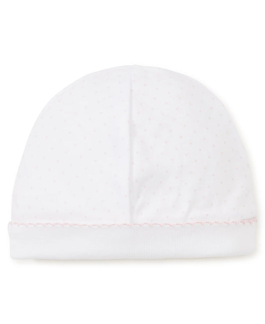 Dots Print Hat - Pink/White