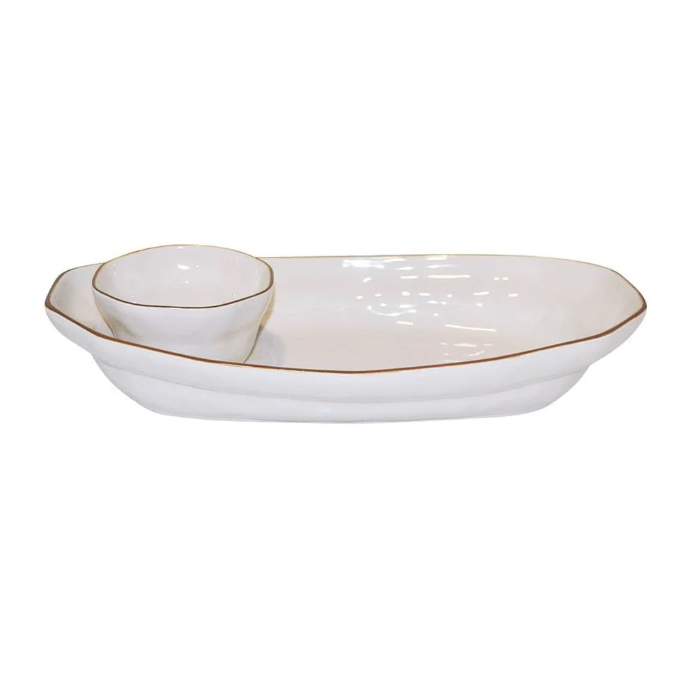 Cantaria Chip and Dip - White