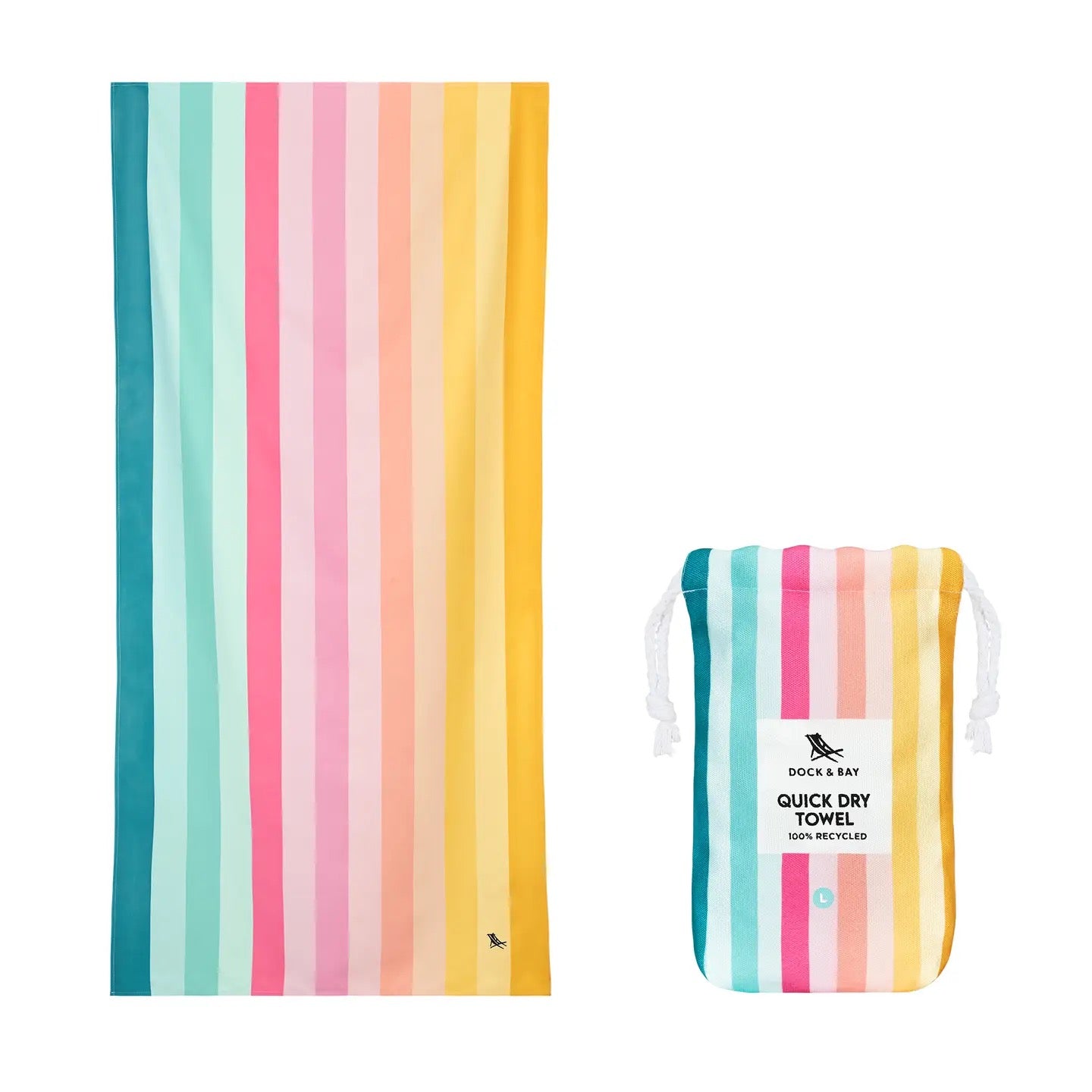 Quick Dry Towel - Coastal Candy