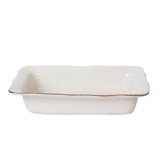 Cantaria Large Rectangular Baker - White