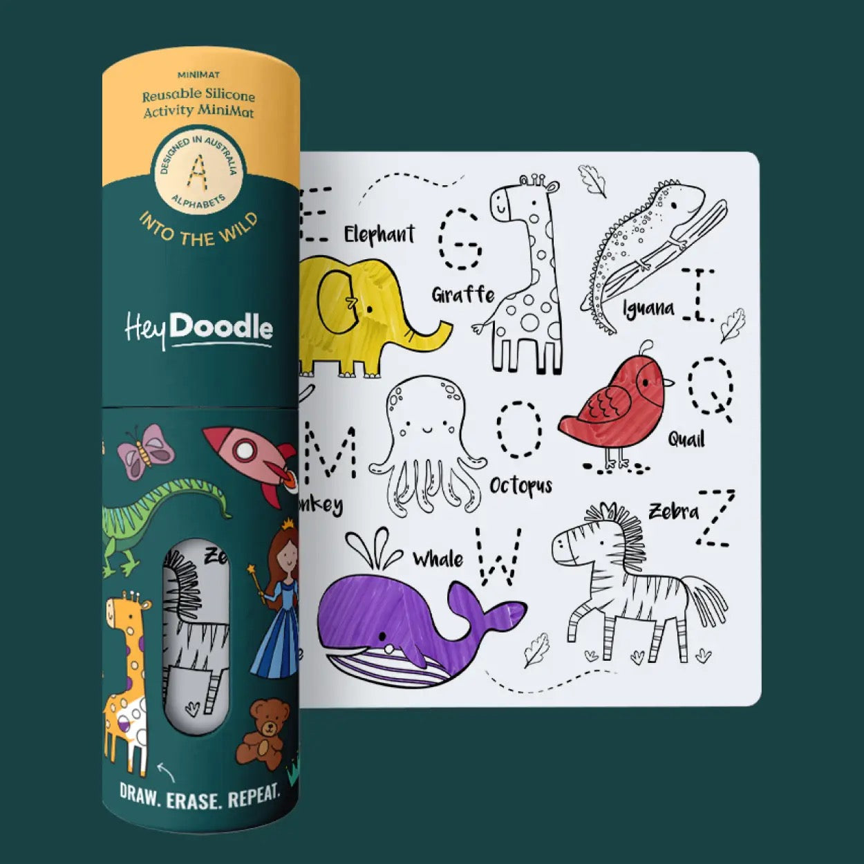 Into the Wild Mini Coloring & Doodle Mat