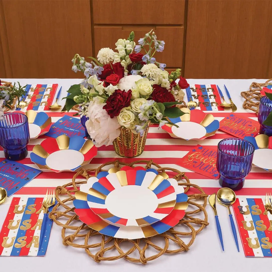 Modern Patriotic Dinner Plates
