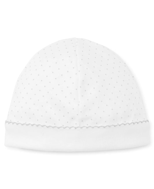 Dots Print Hat - Gray/white