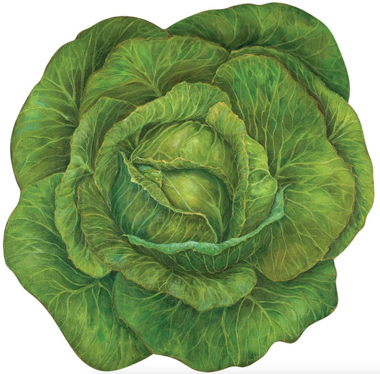 DIE-CUT CABBAGE PLACEMAT