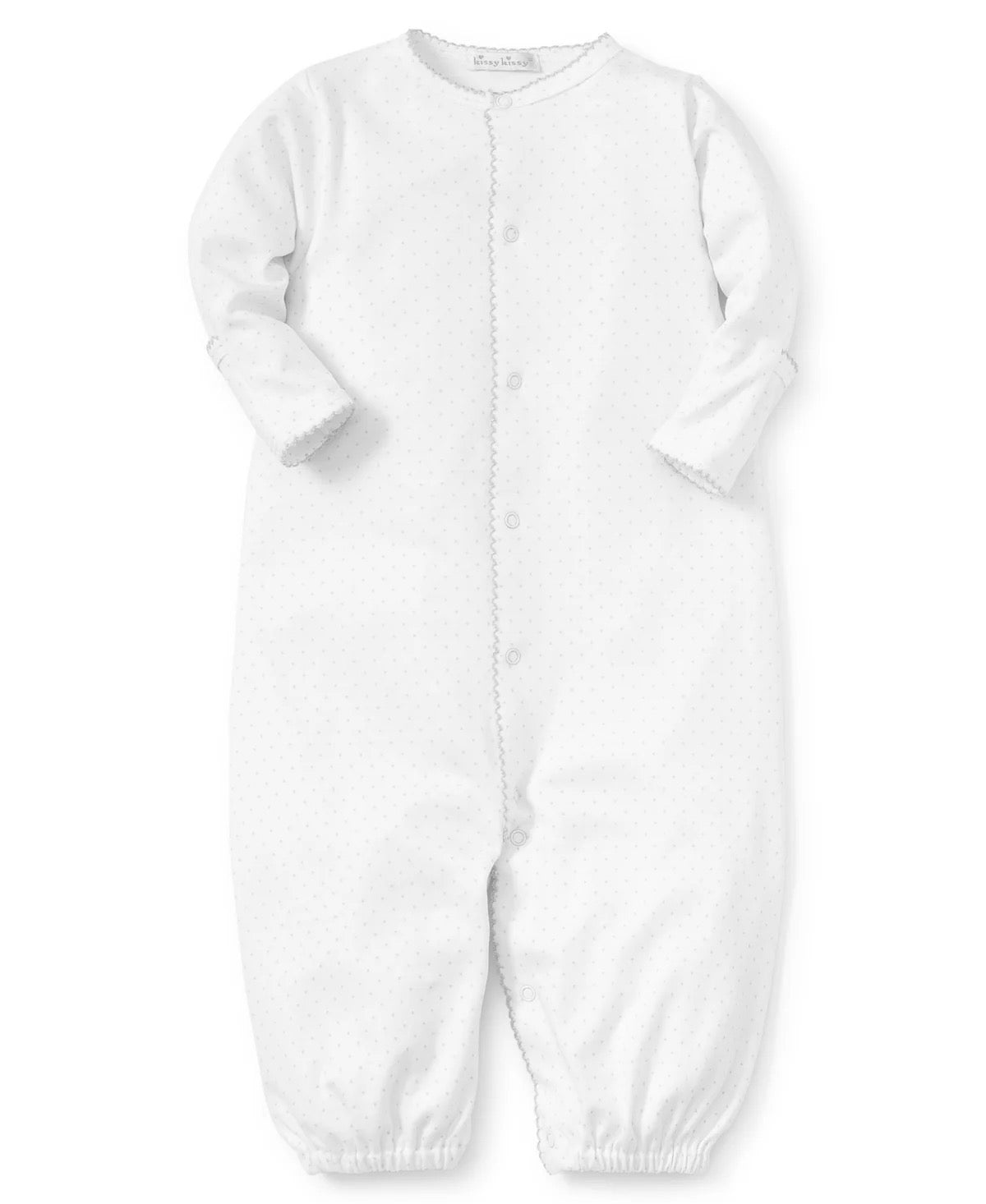 Converter Gown - Gray/White Dots