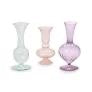 Swirl Hand-Blown Glass Vases