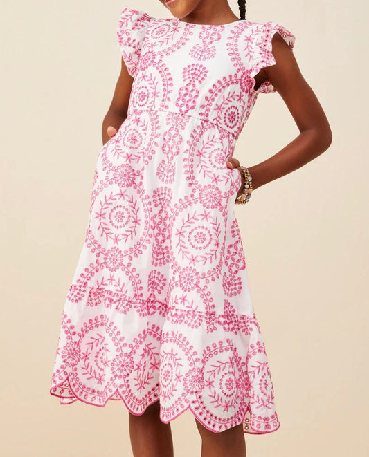 Eyelet Embroidered Dress