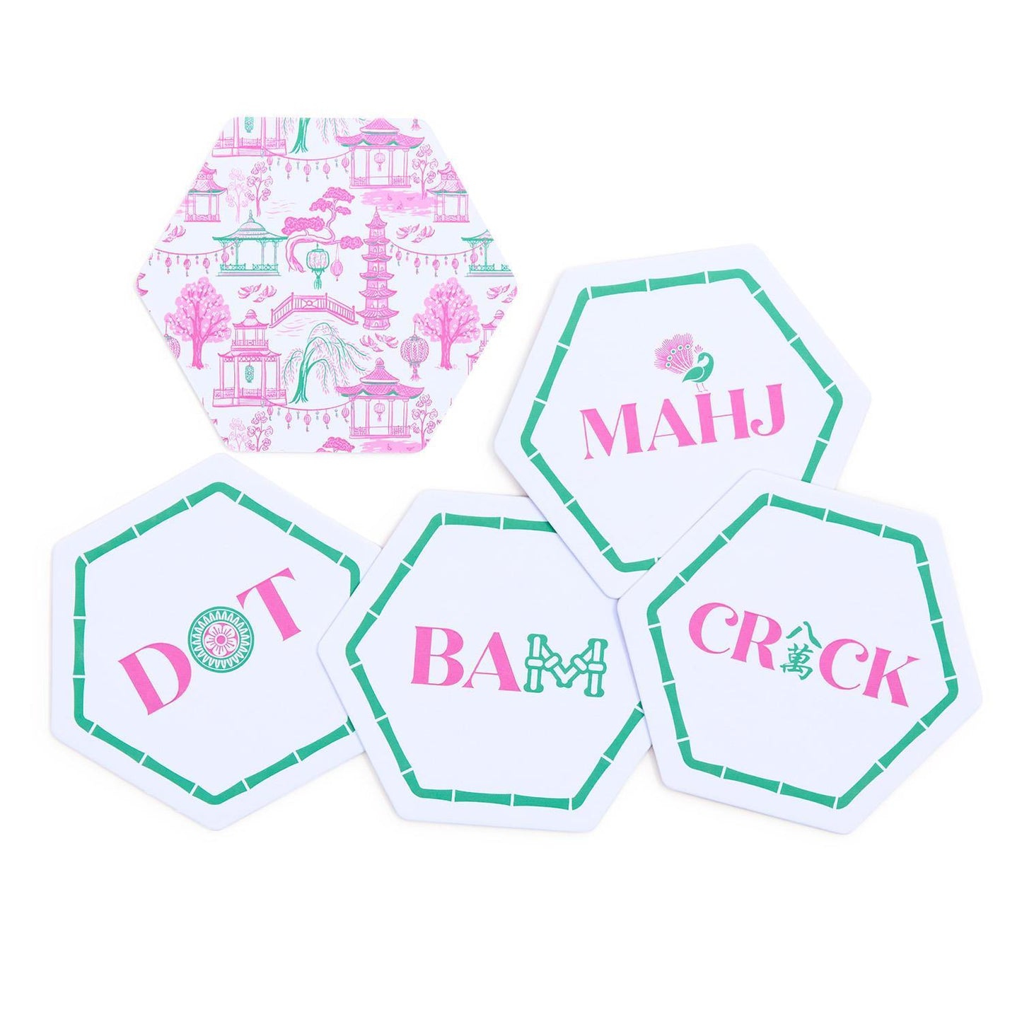 Mahjong Paper Coasters