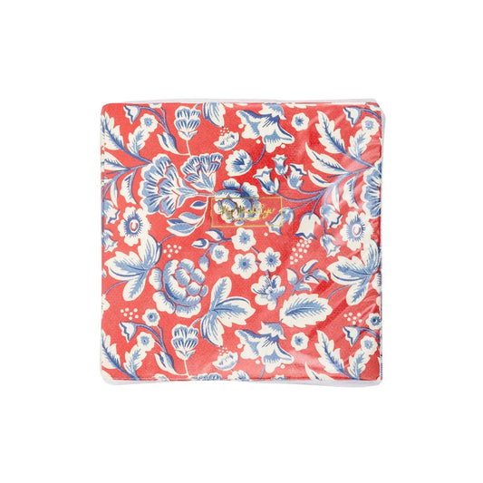 Hamptons Floral Paper Cocktail Napkin