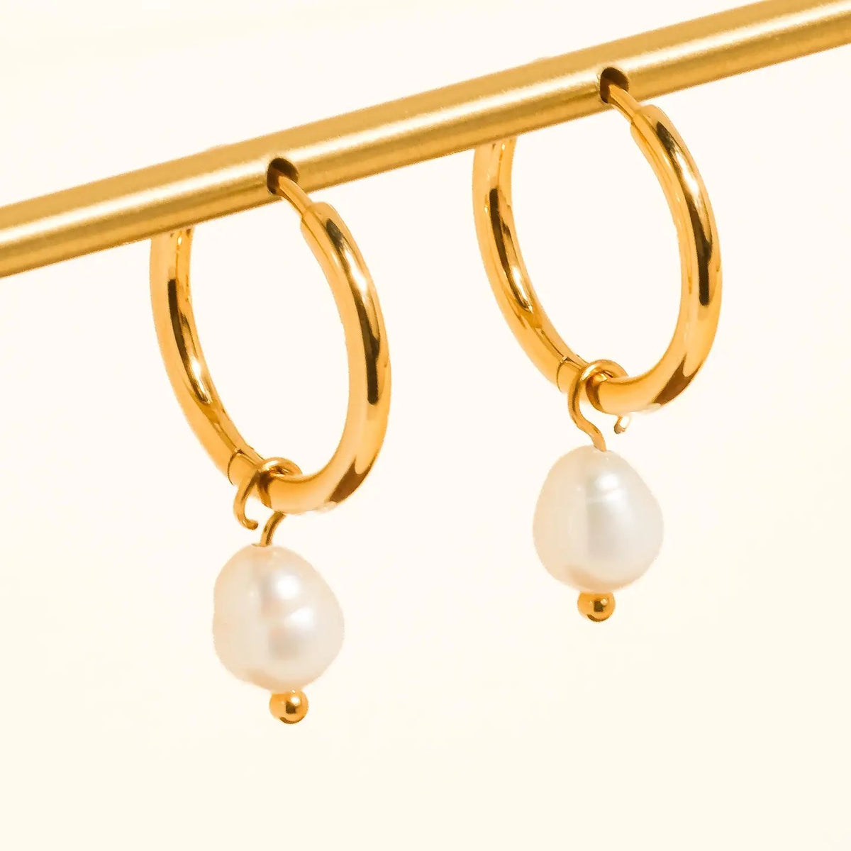 Toile Classic Pearl Drop Earrings