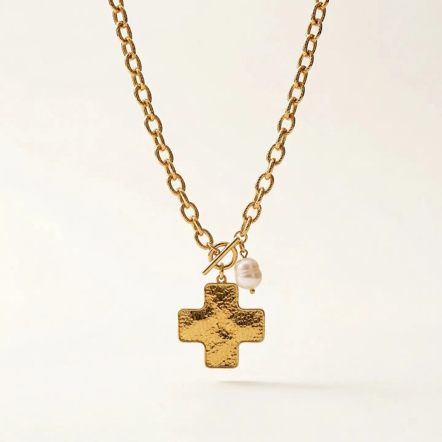 Forge Cross Necklace