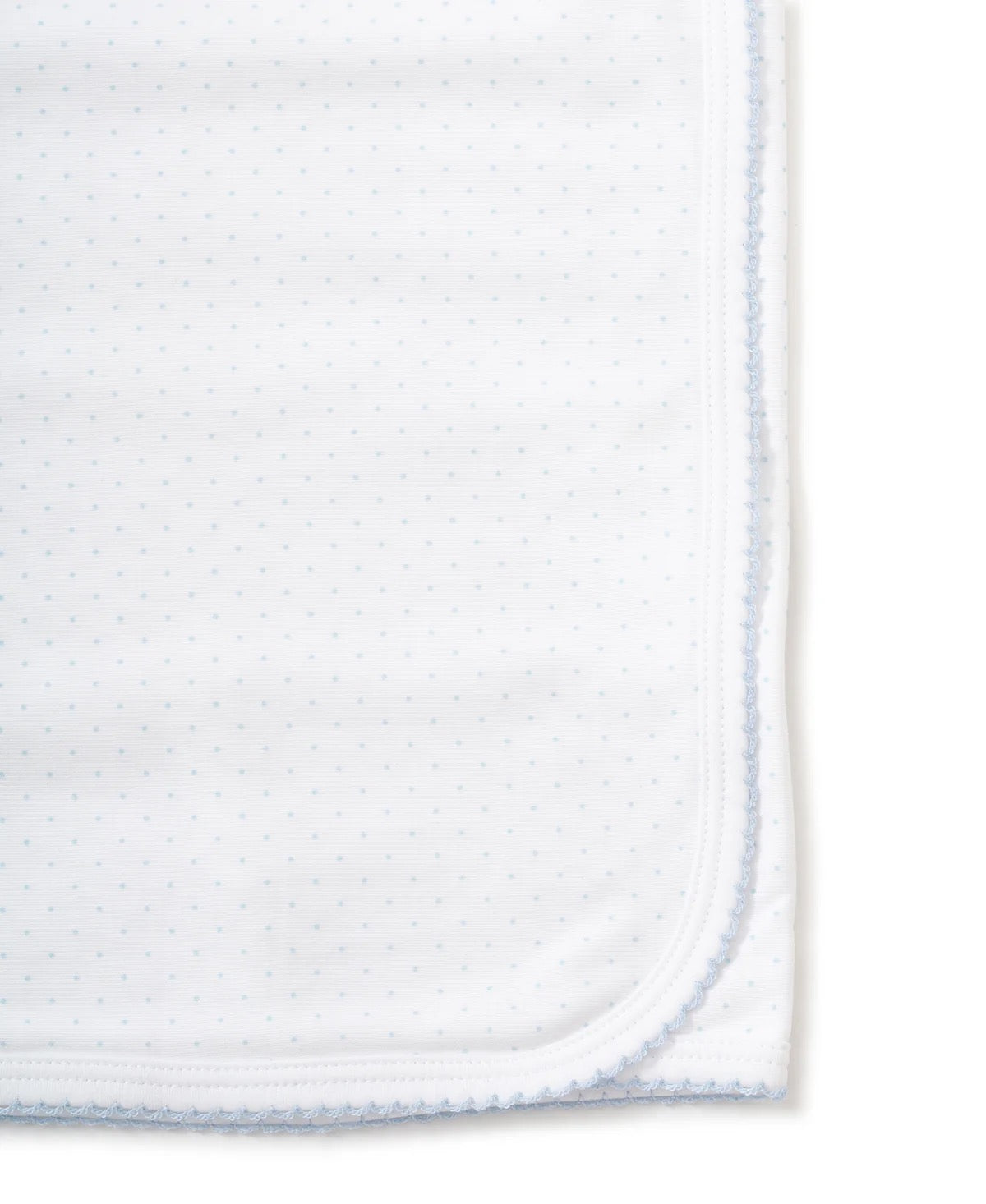 Dots Print Blanket - Blue/White