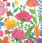 Cottage Floral Cocktail Napkins