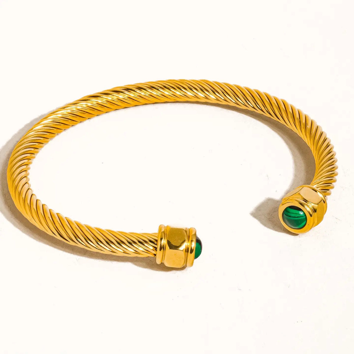 Vail Braided Bangle - Green