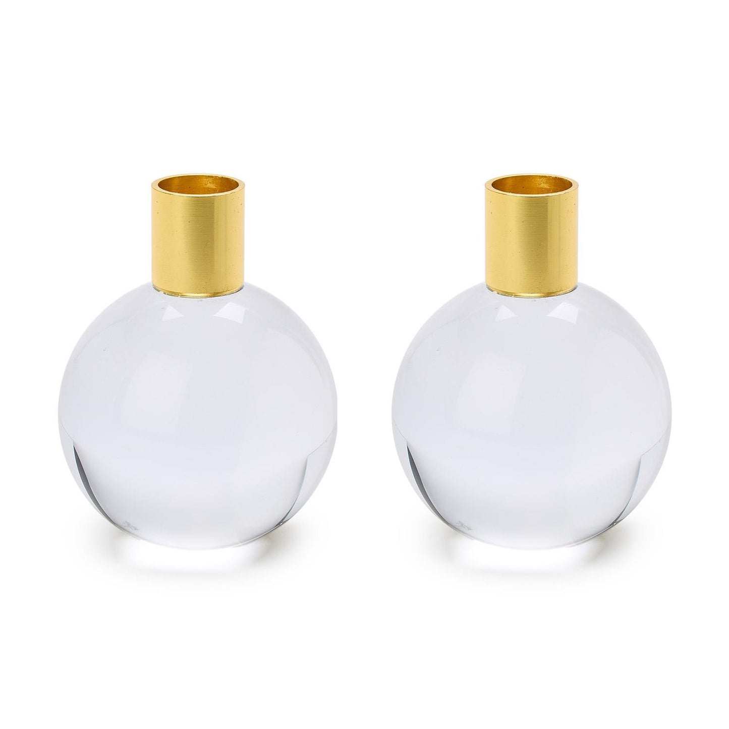 Color Pop Taper Candle Holder - Clear
