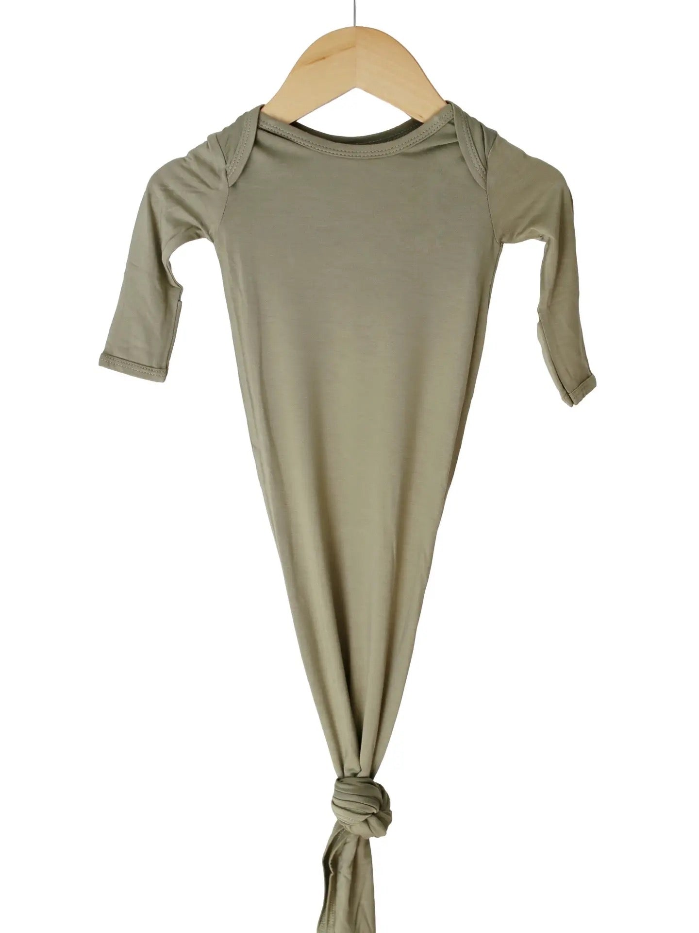 Dried Thyme Bamboo Knotted Gown