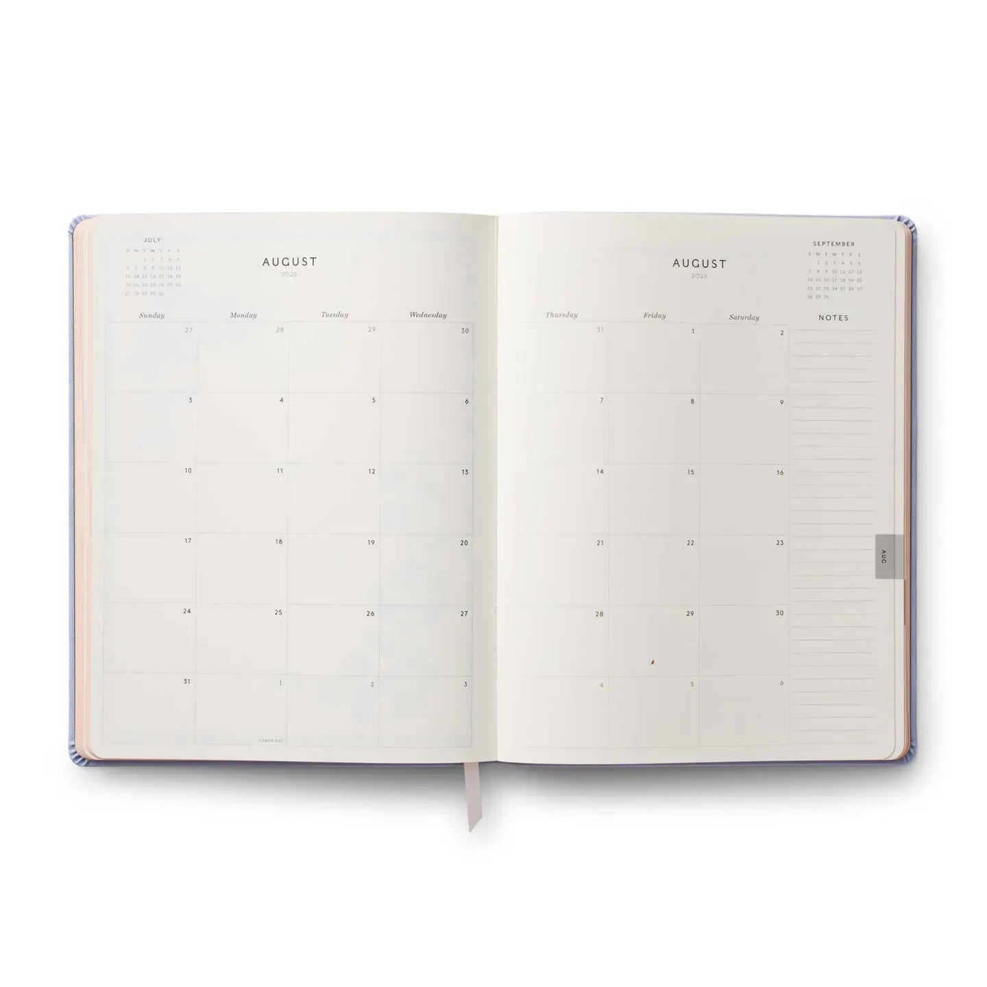 2025 English Rose 12-Month Bookbound Planner