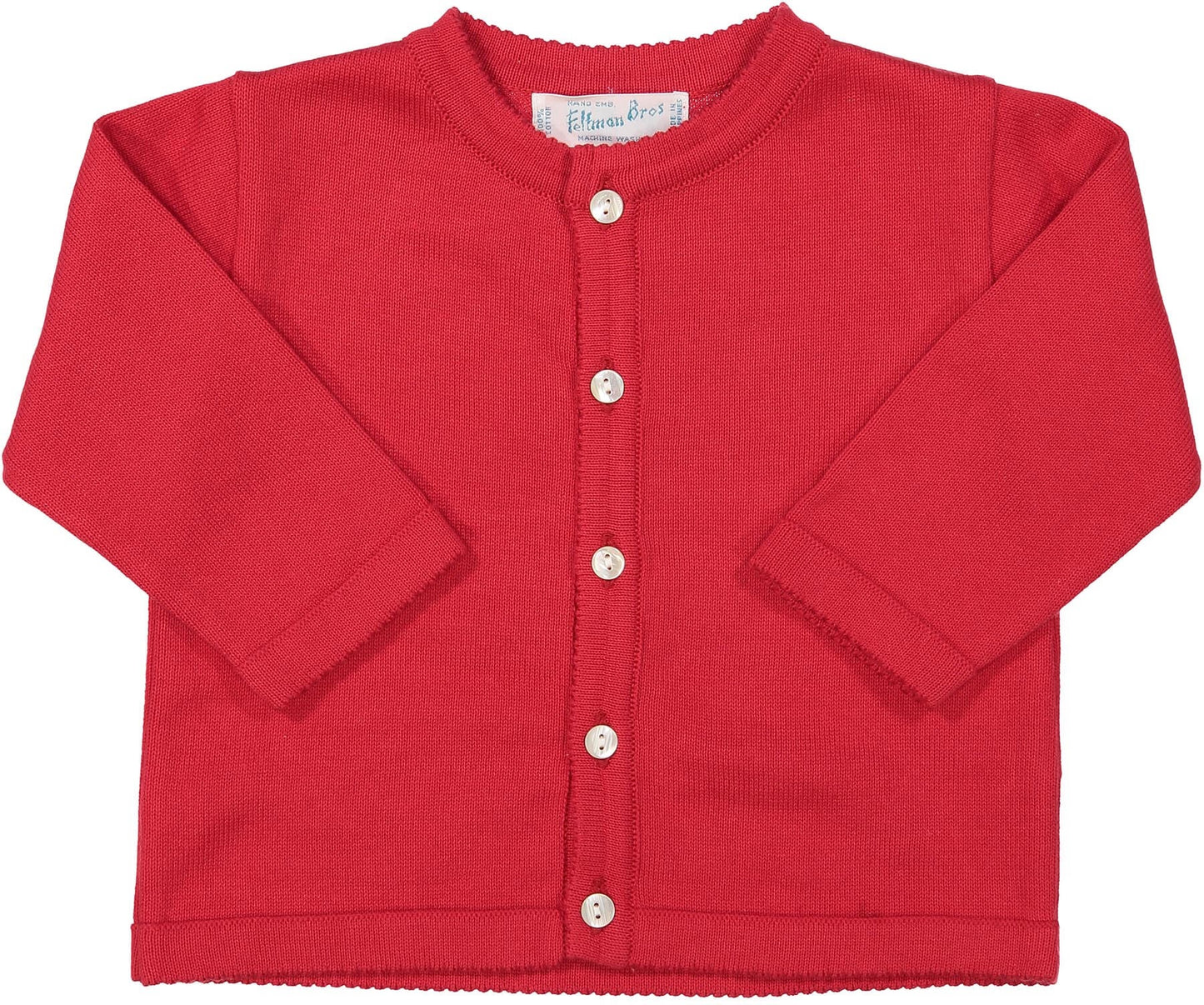 Holiday Red Knit Cardigan