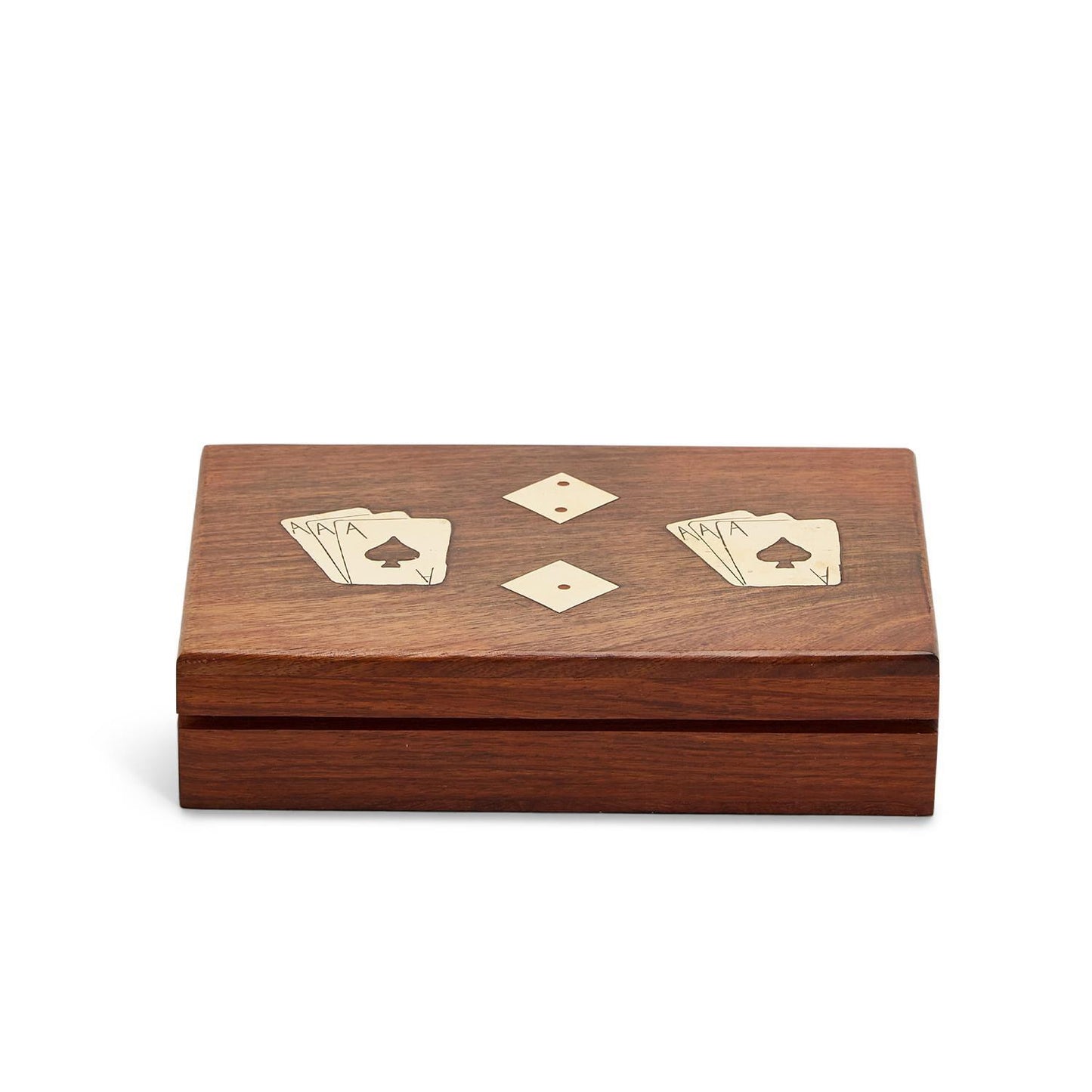 Wooden Card/Dice Game Set