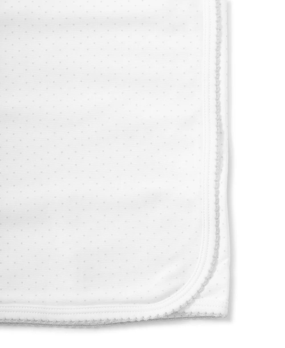 Dots Print Blanket - Gray/White
