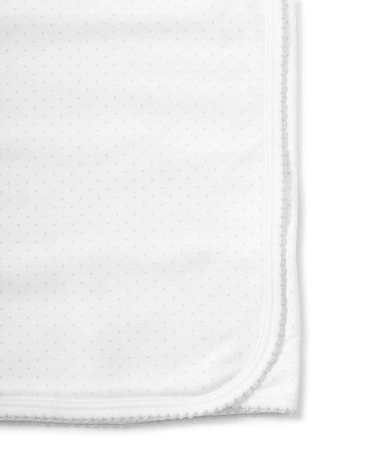 Dots Print Blanket - Gray/White