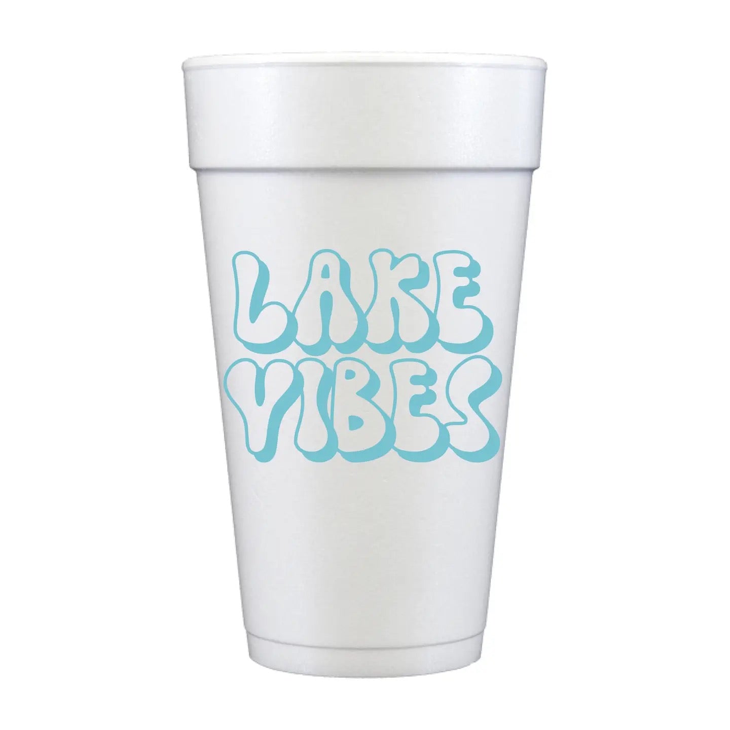 Lake Vibes Foam Cups
