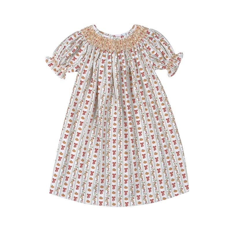 Greatfull Day Smock Bishop Dress