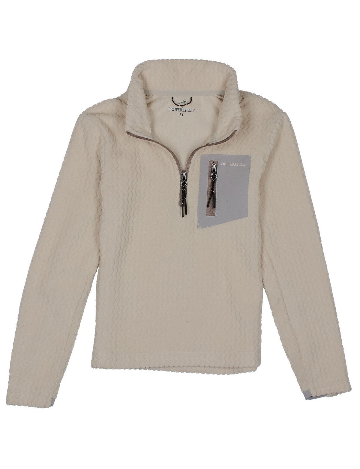 Boys Yukon Pullover - White Oak