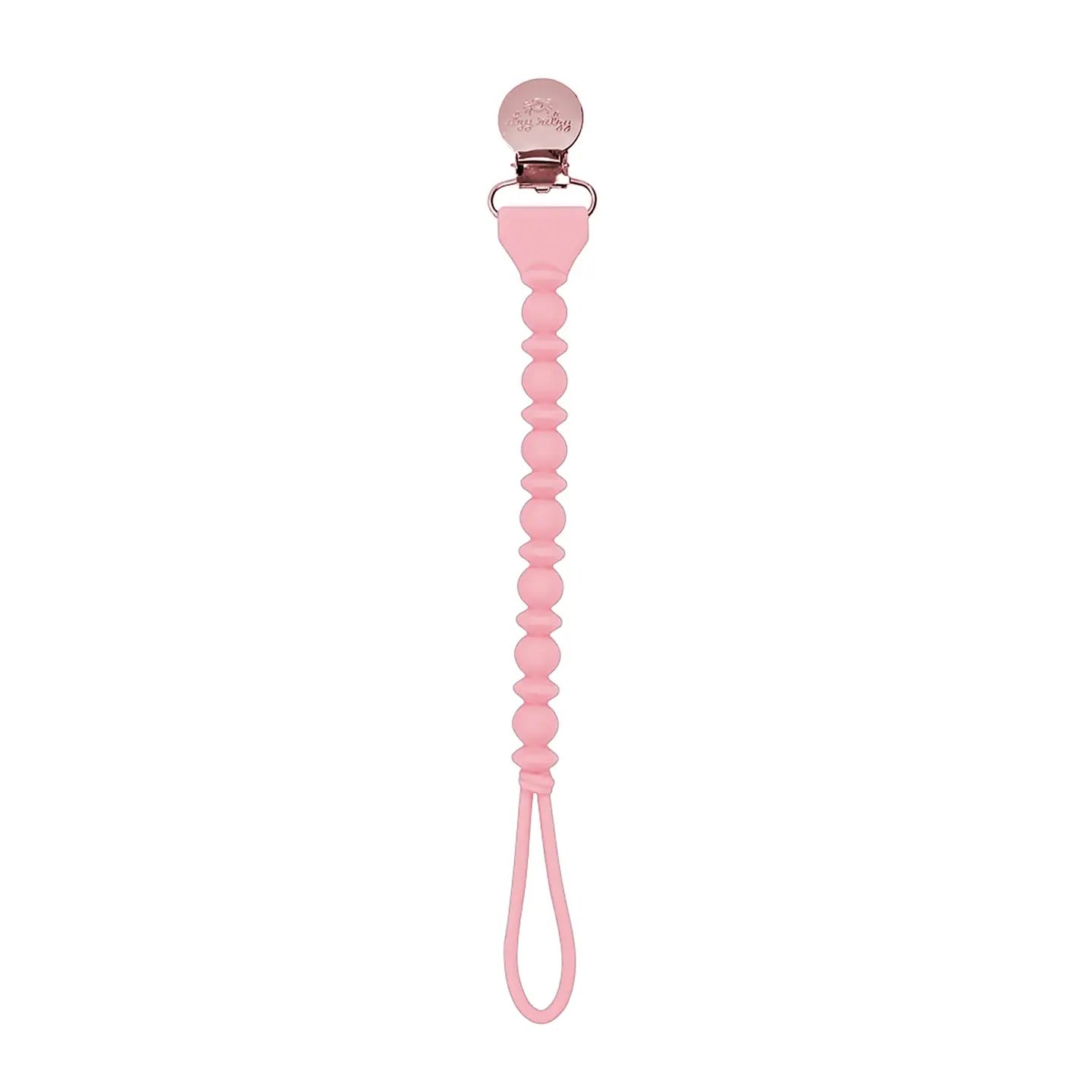 Silicone Pacifier Clip - Pink