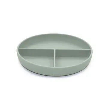 Silicone Divided Plate with Suction