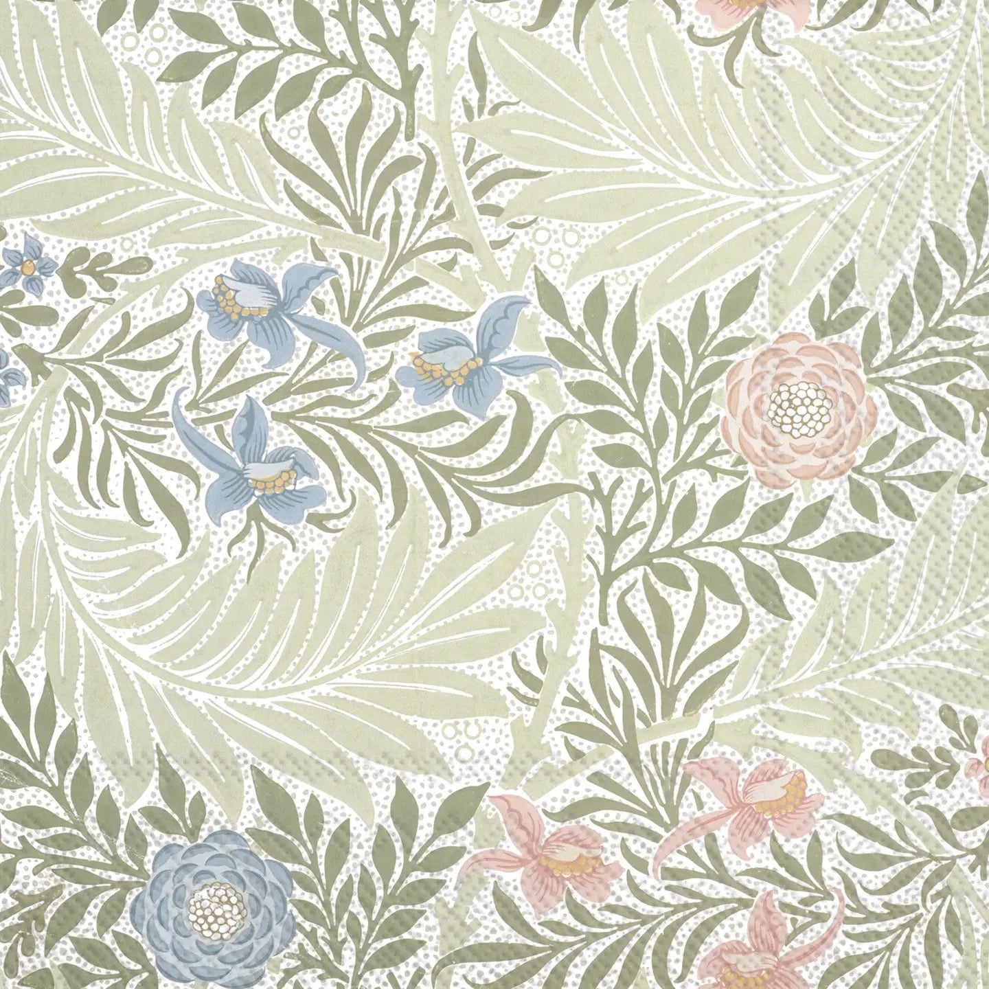 Cocktail Napkins - Larkspur Green